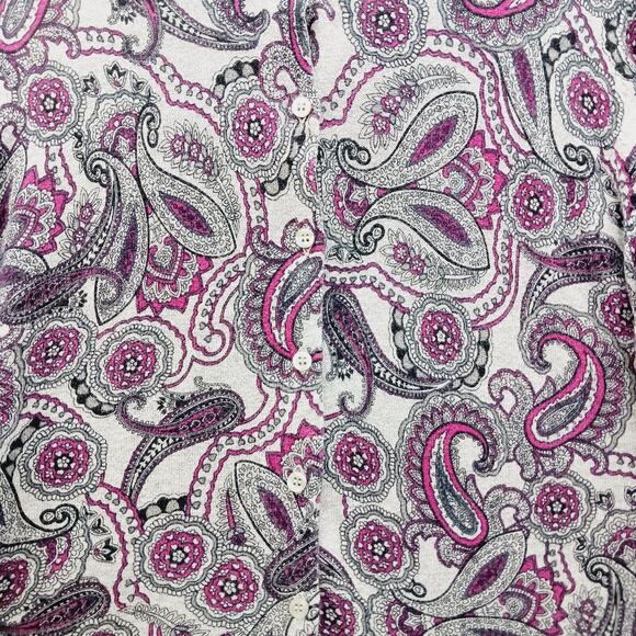Sweater Button-Up Cardigan Size LP Paisley Whimsycore Witchy Academia Indie Boho - Picture 5 of 13